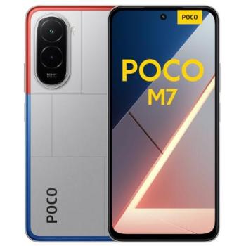Xiaomi POCO M7 Smartphone 8GB RAM 256GB Dual SIM Cámara Dual 50MP Pantalla FHD+ 6.9” Snapdragon 685 Carga Rápida 33W Plata