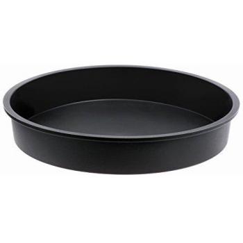 Moulflex Negro - Molde Redondo de Silicona para Tartas 24 cm
