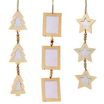 Guirnalda de Navidad 10 x 05 47 cm madera