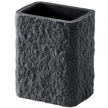 Gedy AR988500300 Portacepillos, Antracita, 6.5x9.2x11