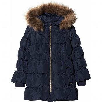 NAME IT Nkfmolly Down Jacket Camp Chaqueta, Azul Dark Sapphire, 116 para Niñas