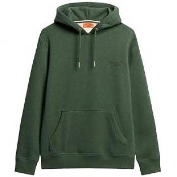Sudadera con capucha Superdry Essential Logo verde (S), Casual, Algodón
