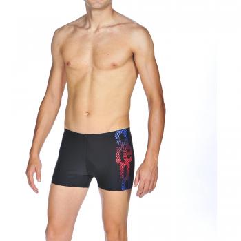 ARES5 Arena Hombre Tex Bañador, Hombre, Arena Herren Badehose Tex, Black-pix Blue, 4