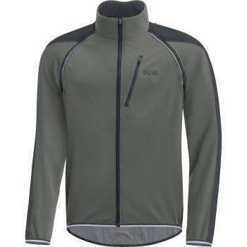 Gore Wear C3 Windstopper Phantom Chaqueta Zip-Off, Hombre, Gris/Negro, XXL