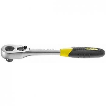 Stanley 1-13-708, Llave Carraca de 1/2 con Mango Bimaterial, Multicolor