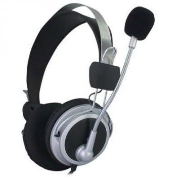 Auricular Estéreo + Micrófono + Control Volumen TOOQ Negro