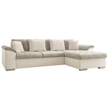Sofá rinconero Comfivo 107, Magic Velvet 2250 + Miu 2041, Función de descanso, Caja de ropa de cama, dimensiones: 280 x 160 x 76 cm
