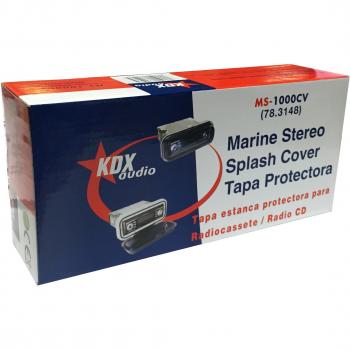 KDX-Audio 78.3148 - Tapa Radio estanca para embarcaciones, Color Blanco
