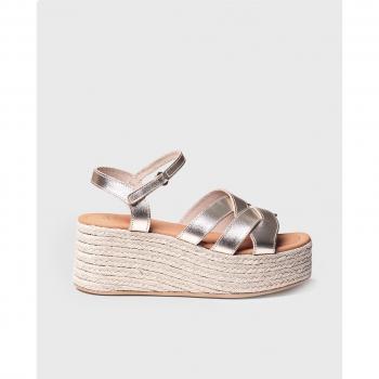 Toni Pons Sandalias de plataforma de mujer de piel con hebilla