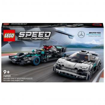 LEGO Speed Champions Mercedes-AMG F1 W12 E Performance y Mercedes-AMG Project One - 76909