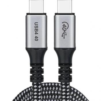 Cable USB-C a USB-C Choetech XCC-1040 240W 8K 60Hz 1.2m Negro
