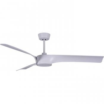 Ventilador de techo Beacon con luz Line, blanco, Ø 132 cm silencioso