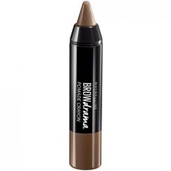 Lápiz de Cejas Maybelline Brow Drama - 02 Marrón Medio, 3 Marrón Oscuro, Pomada Liner Marrón Medio