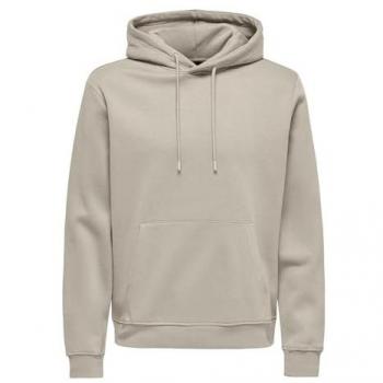 Only & Sons - Sudadera de hombre con capucha y cordones, color Forro Plateado, talla M