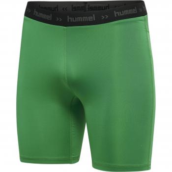 Hummel Mallas Cortas First Performance, calções cortos de compresión para mujer, fabricadas con tejido elástico y transpirable, diseño ajustado que proporciona soporte muscular, ideal para entrenamiento y actividades deportivas
