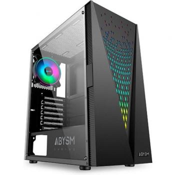 ABYSM Gaming Danube Kolpa ARGB Caja Torre ATX Cristal Templado USB 3.0 Negro