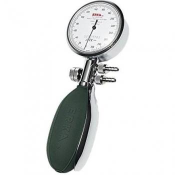 ERKA Perfect Aneroid Medición de la Presión Arterial56 mm, con Green Cuff Superb Rapid, Talla 4, Verde