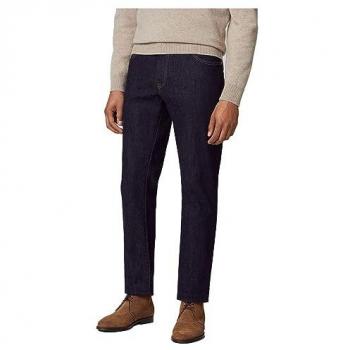 Vaquero de Hombre Classic Fit Hackett London Rinse Azul 30/34, Casual, Algodón Denim