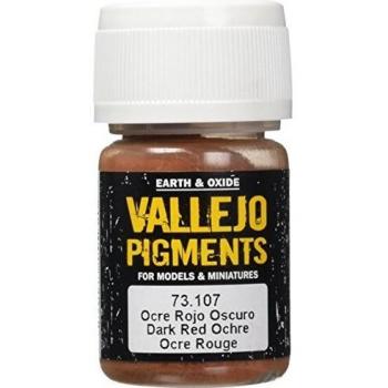 Vallejo 30 ml pigmentos, color Dark Red Ocre