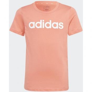 Camiseta de niños Essentials Linear Logo Cotton Slim Fit adidas