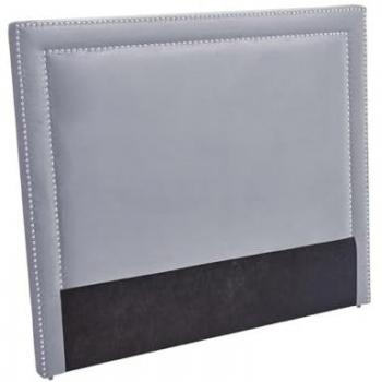 Cabecero de Cama en Terciopelo Costa 150cm Gris