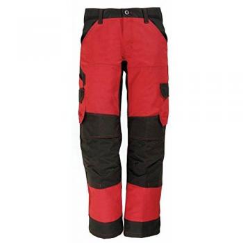 Fhb 2064553 - Pantalones de alianza 11460-3320-23 pantalones markus en negro/rojo, rojo,