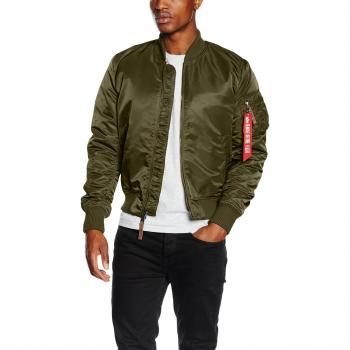 Alpha Industries MA-1 VF 59 Slim Fit Bomber Flight Jacket Sage Green