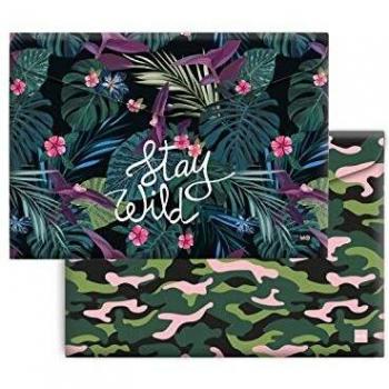 Miquelrius Pack 2 Sobres A4 Polipropileno Stay Wild & Pink Jungle