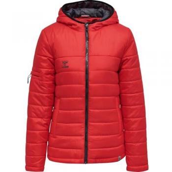 Hummel Chaqueta North Quilted Mujer, acolchada, diseño moderno, cierre frontal con cremallera, bolsillos laterales, ajuste cómodo y ligero