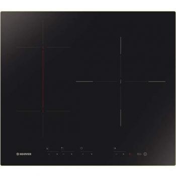 Hoover H-HOB 500 INDUCTION H634DB3TP/G3 Placa de Inducción Integrada, 59 cm, 3 Zonas Flexibles, Color Negro