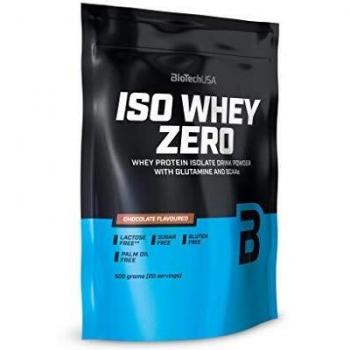 Biotech USA Iso Whey Zero Lactose Free Protein Powder - Vanilla - Pack of 10 x 500g