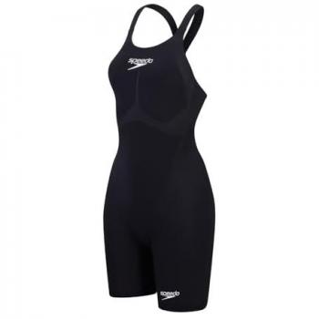 Bañador de Competición Speedo Fastskin LZR Pure Valor 2.0 Espalda Abierta Negro Mujer - Talla 18