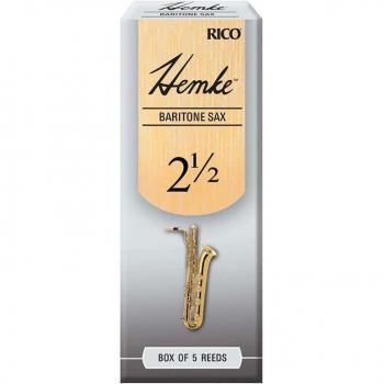 Hemke Baritone Saxophone Reeds - Strength 2.5 (Pack of 5)