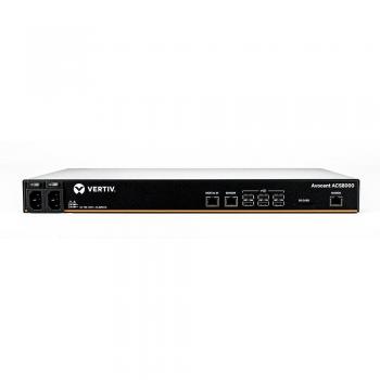 Vertiv avocent acs 8000 8port serial console server dual ac power analog modem acs8008mdac400
