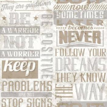 Noordwand Papel Pintado Metal Pared Decoración Panel Mural Interior Color Metálico y Beige, Metálico y Negro, Negro; Noordwand Papel pintado Friends & Coffee Words and Letters metal beige; Noordwand - Noordwand Papel