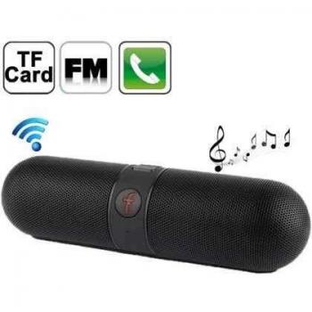 Sin marca Altavoz PORTATIL Bluetooth F-Pill FM USB TF Negro