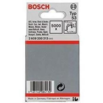 Bosch 2 609 200 213 - Grapa de alambre fino tipo 53-11,4 x 0,74 x 14 mm