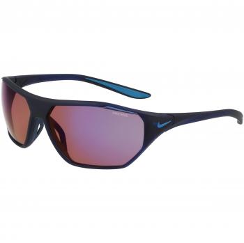 Gafas de sol Nike Aero Drift E Dq0999, color 410 Matte Midnight Navy/Road/Blue, tamaño 65 para mujeres