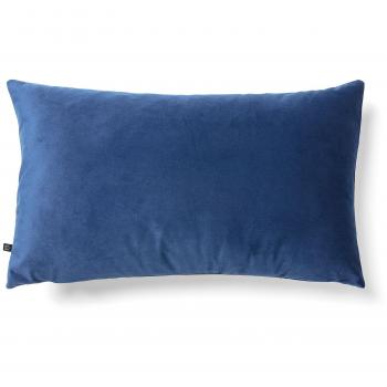 Kave Home Funda cojín Lita 30x50 cm, Azul Oscuro