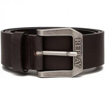 Replay Stylish Brown Leather Belt for Men and Women - 110 CM
