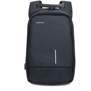Pomelo Best Mochila de Portátil, Mochila Antirrobo Impermeable【Rasguño Resistente】con Puerto de Carga USB para Ordenador y Móvil.Mochila Ordenador 13.6 Pulgadas para Diario Negocio Trabajo Viaje
