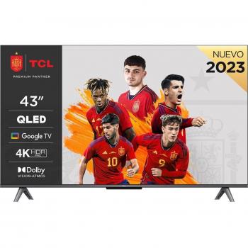 TCL 43C645 43 Smart Google TV QLED 4K UHD Dolby Vision & Atmos, Motion Clarity 120 Hz