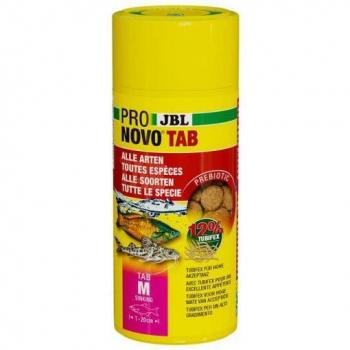 JBL ProNovo Tab M - Tabletas de alimento para peces de acuario (1-20 cm) - 250 ml