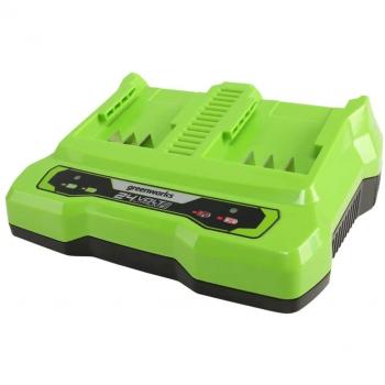 Cargador Doble Ranura 24V 2A Greenworks G24X2UC2