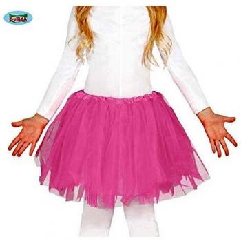 FIESTAS GUIRCA Falda de tutú Rosa para niña de 30 cm de Baile