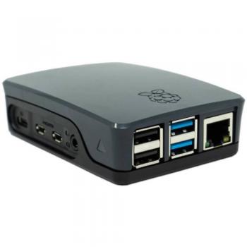 Raspberry Pi 5 Case with Fan - Black/Grey