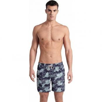 Bañador de hombre Arena Beach Boxer Allover azul marino gris - XXL