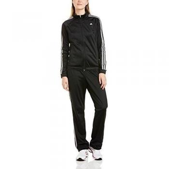 Adidas Rose - Chándal de fitness para mujer, color negro, talla L