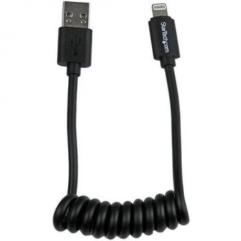 STARTECH CABLE EN ESPIRAL 30CM LIGHTNING 8 PIN A U