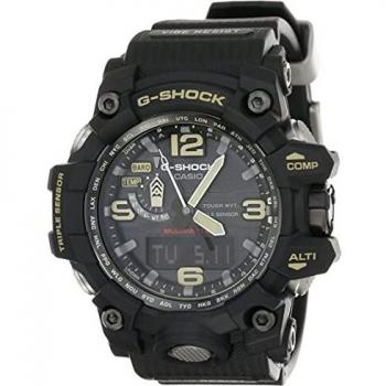 Reloj Casio G-Shock Mudmaster GWG-1000-1ADR Solar, Triple Sensor y Resistente al Barro para Hombre